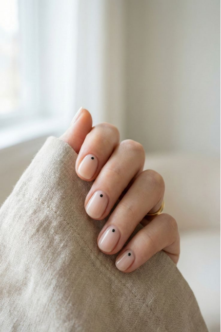 Quickie nail art - Dot